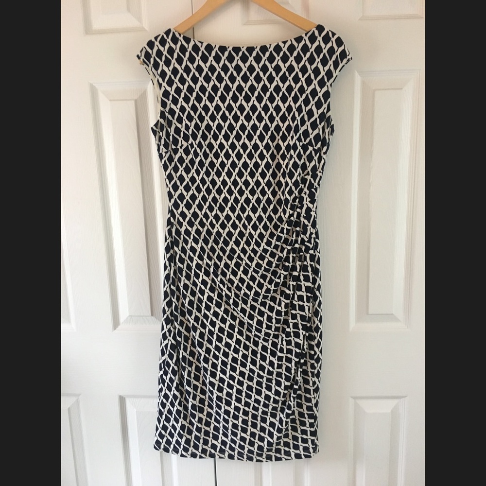 Lauren Side Rouched Work Professional Shift Dress